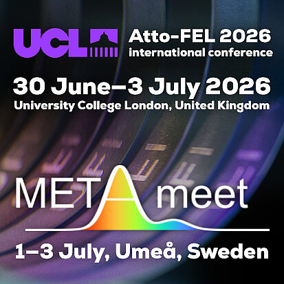 Ultrafast Innovations will exhibit at Atto-FEL 2026 in London and METAmeet 2026 in Umeå, presenting cutting-edge optics and devices for attosecond science, nanophotonics, and metamaterials. Meet our experts and discover solutions for your applications.